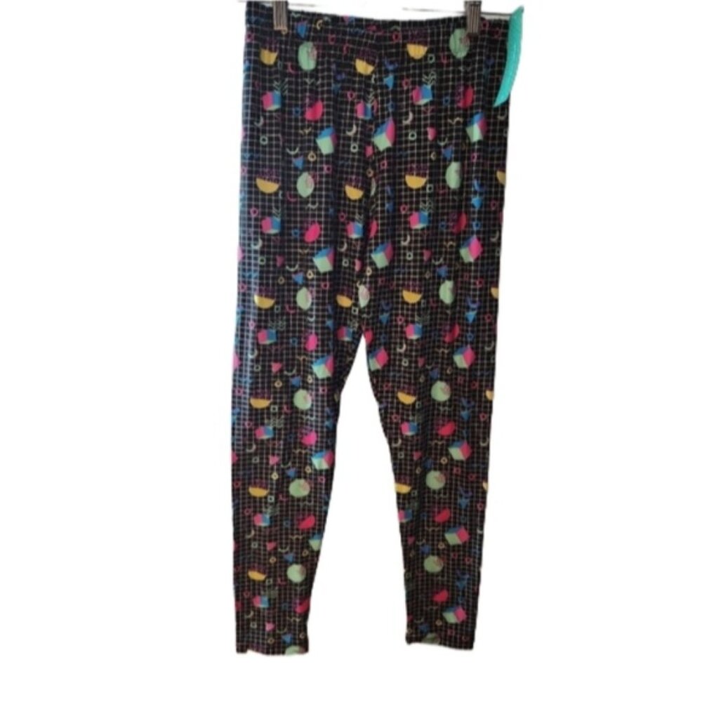 Sweetlegs Plus 90's Geometric Retired Leggings Nwt